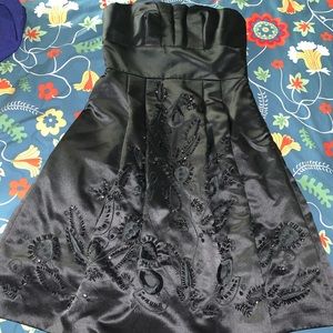 Mini cute and sexy strapless dress